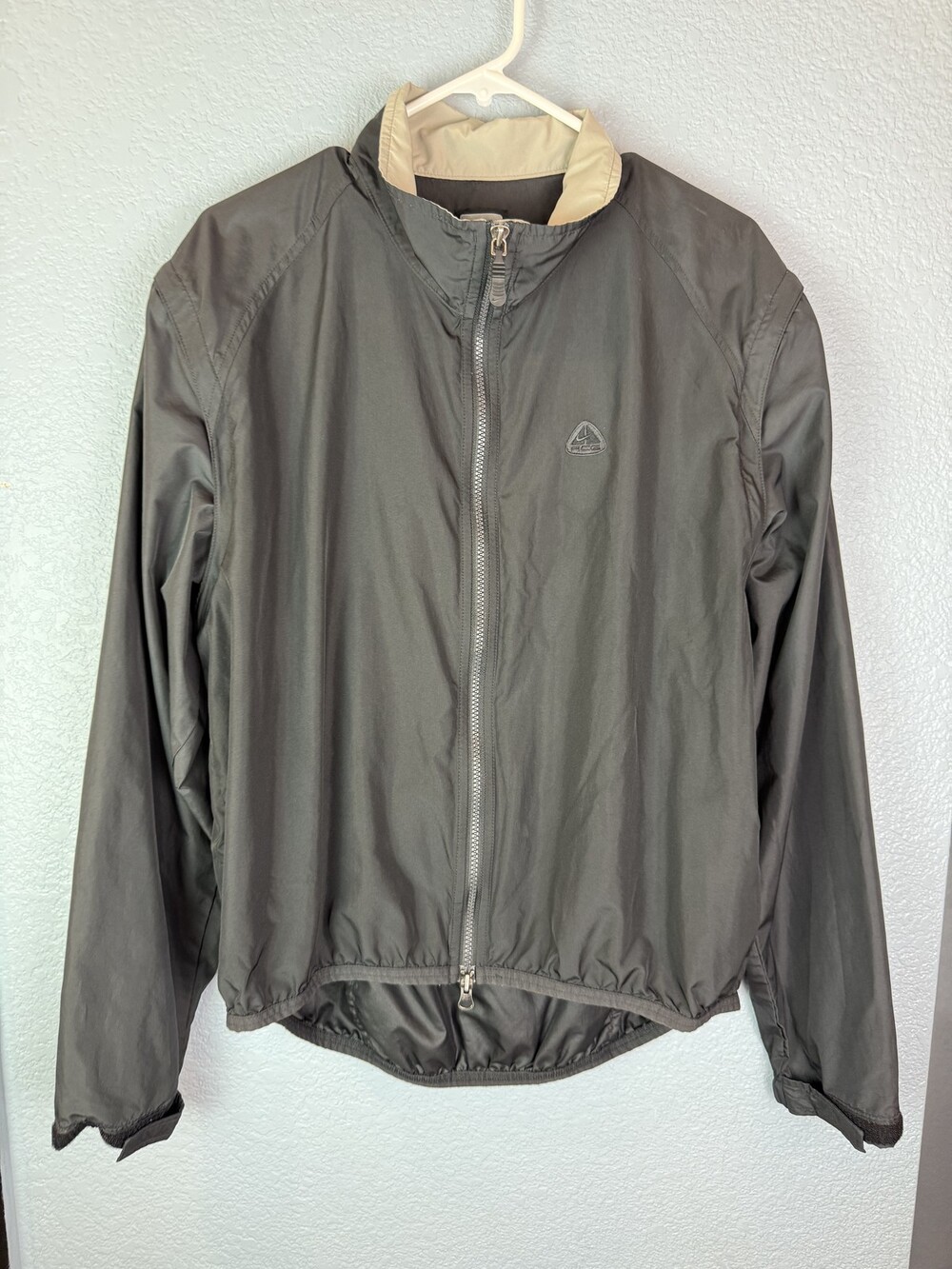 Vintage Nike ACG Jacket Mens Large Black 3 Outer Layer Windbreaker Full Zip 90s